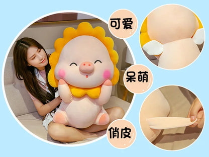 40-70cm Cute Pig Plush Toys Soft Stuffed Animal Pillow Kawaii Plushies Home Decoration Children Birthday Gift Doll for Kid Girl