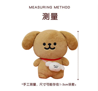 45/70cm Big Size Maltese Backpack Cartoon Anime Plush Stuffed Doll Kawaii Room Decoration Plushies Pillow Ornament Children Gift