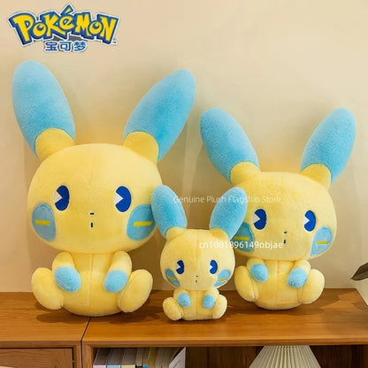 30/50/70cm Big Size Positive and Negative Pikachu Pokemo Anime Plush Stuffed Doll Room Decoration Plushies Pillow Holiday Gifts