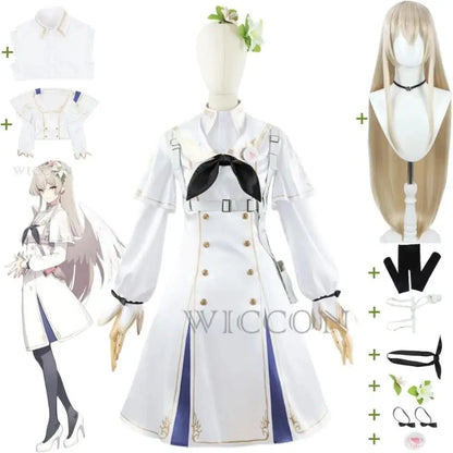 Blue Archive Kirihuji Nagisa Cosplay Costume Set Polyester Asian Size