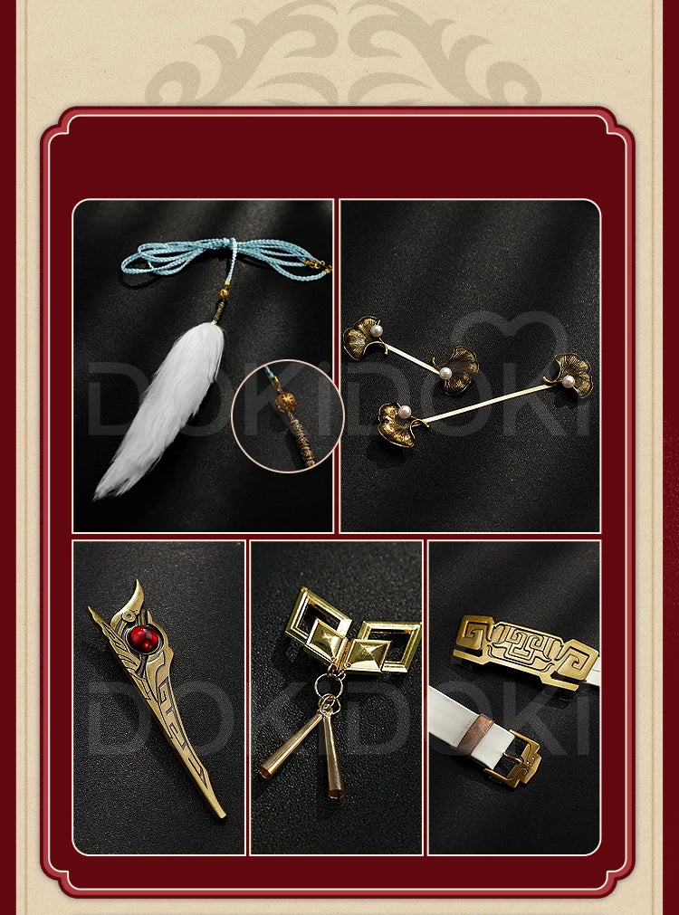 IN STOCK Jing Yuan Blade Doujin Cosplay Game Honkai: Star Rail DokiDoki-SR Men Antiquity Halloween Costume Jingyuan HSR