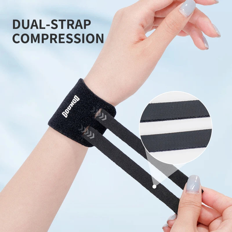 Wrist Support Brace Straps Wraps for Weightlifting Gym Training Powerlifting – 1pc/2pcs Wristband