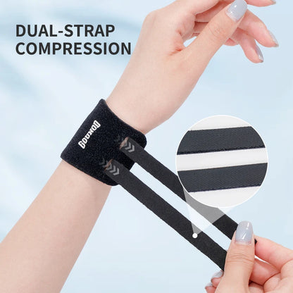 Wrist Support Brace Straps Wraps for Weightlifting Gym Training Powerlifting – 1pc/2pcs Wristband