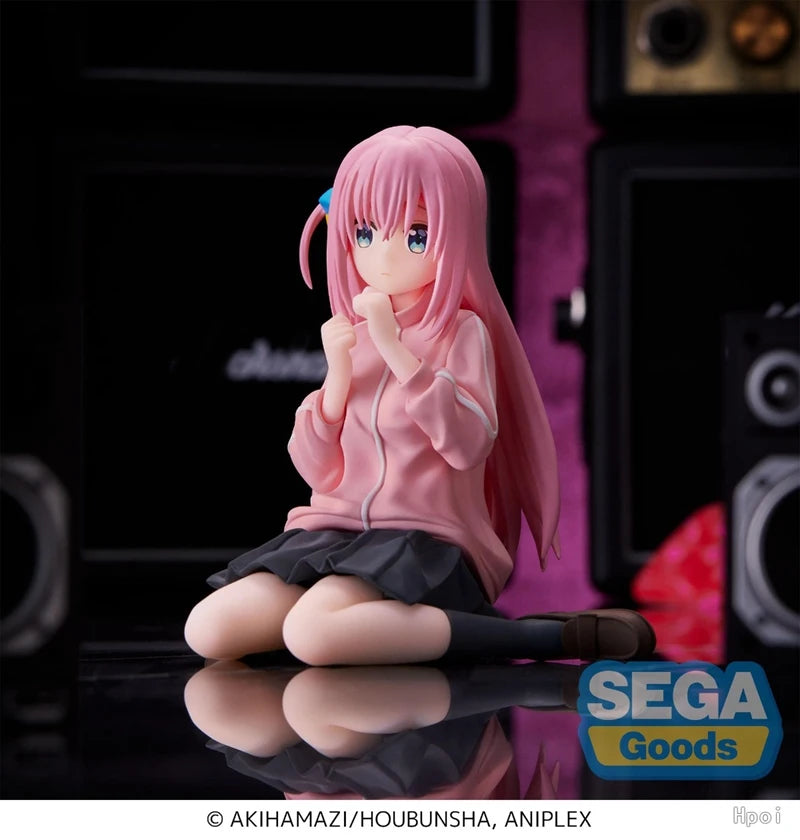 8cm Bocchi the Rock Hitori Gotoh Anime Figure Kawaii Sitting Melancholy Girl Action Figures PVC Adult Collection Model Doll Toys