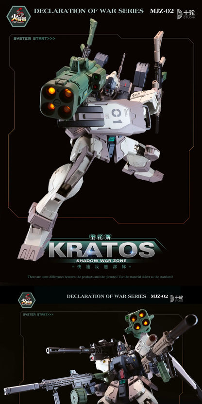 Bandai Fire General Kratos Mecha Model 1/100 ABS