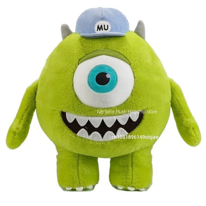 40/60CM Big Size Mike Wazowski Disney Anime Plush Stuffed Doll Kawaii Room Decoration Plushies Pillow Ornaments Holiday Gifts