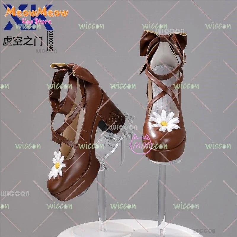 Wuthering Waves Chisa Korea Cafe Collaboration Cosplay Set Polyester - 1 / 37