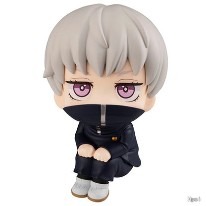 10cm Jujutsu Kaisen Anime Figure Look Up Chousou Action Figure Q Version Satoru Gojo/Geto Suguru Figurine PVC Collection Toys