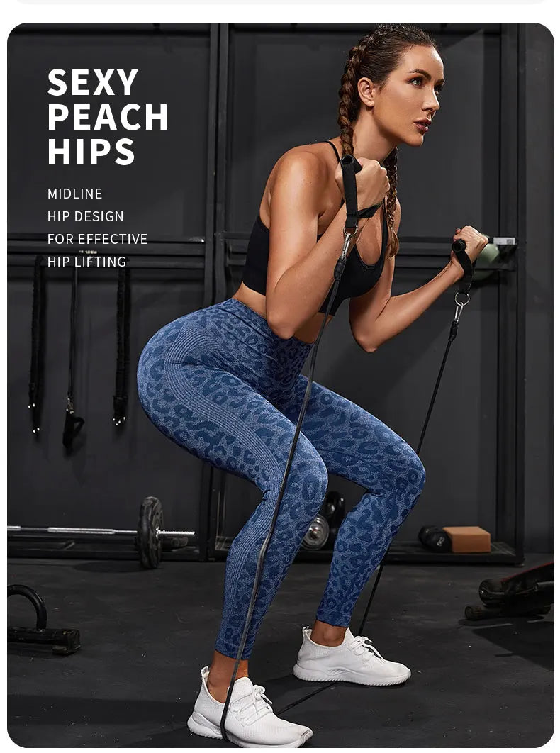 Seamless High Waist Scrunch Butt Leggings for Women Yoga Fitness Sports Tights ck81