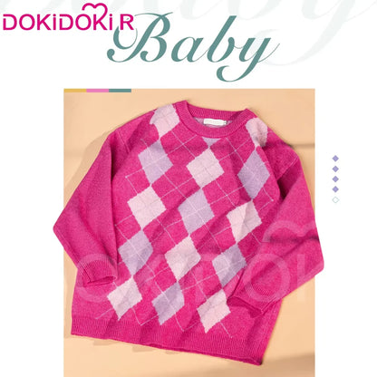 【Last Batch】IN STOCK Babyy Mysteryy Cosplay【S-2XL】DokiDoki-R Soda Pop Men Sweater Babyy Mysteryy Abbyy Costume Plus Size