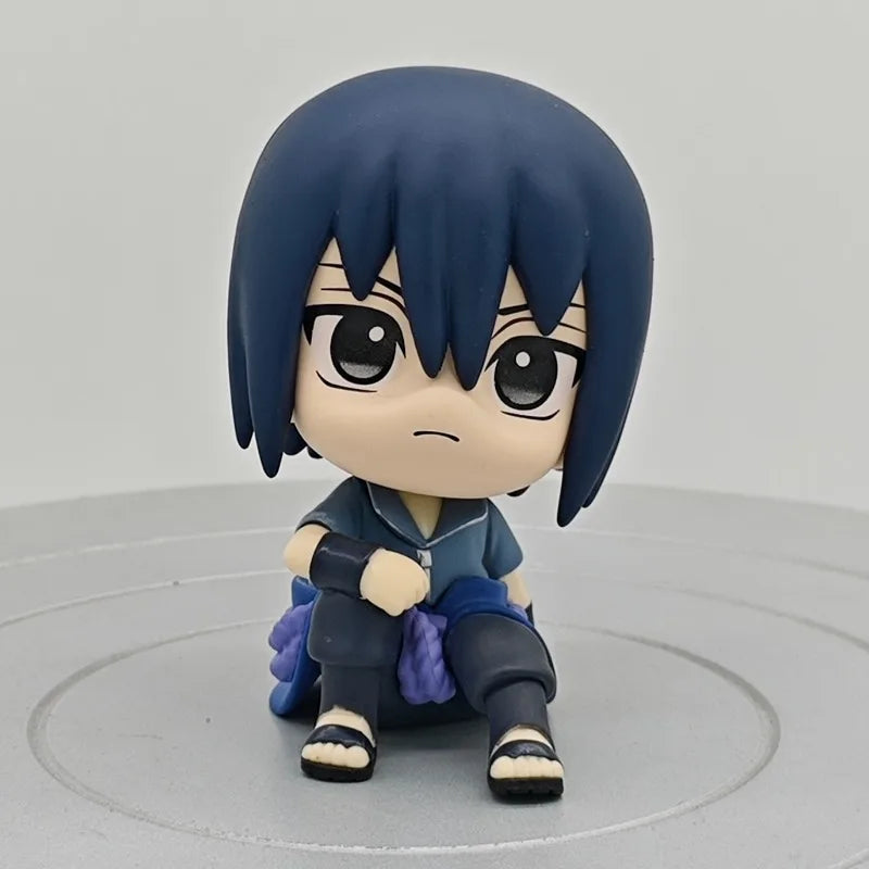 Popular Big Head Anime Naruto Shippūden Figurine Uchiha Itachi Action Figure PVC Q Version Collection Model Decoration Toy Gift