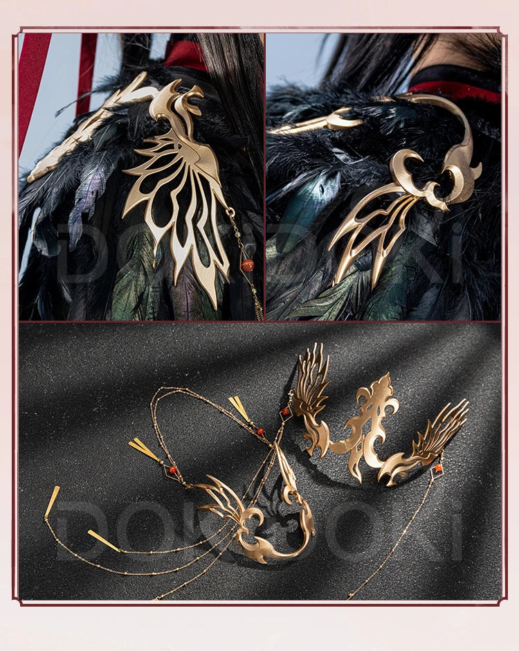 【Official】IN STOCK Lan Wangji Wei Wuxian Doujin Cosplay Costume Anime Dao Mo To Shi DokiDoki-SR Men Winter Halloween Costume