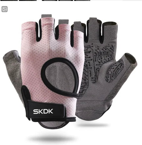 The Codex Breathable Anti-Slip Half Finger Gloves for Fitness Cycling Gym and Fishing – Men & Women - J61 / M