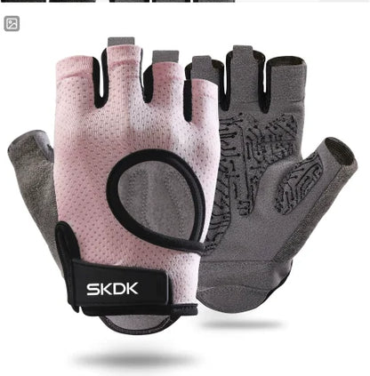 The Codex Breathable Anti-Slip Half Finger Gloves for Fitness Cycling Gym and Fishing – Men & Women - J61 / M