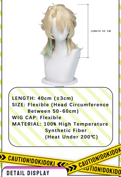 IN STOCK Luuk Hcrsscn Galbrenr Zani Ciaccona Camellya Scar Danjin Youhu Wig Game Wuthering Waves DokiDoki Women Men Wig Free Cap