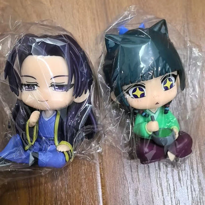 1/5PCS 9cm Kusuriya no Hitorigoto Anime Figure Q Version Maomao Action Figure Kawaii Jinshi Figurine PVC Collection Model Toys