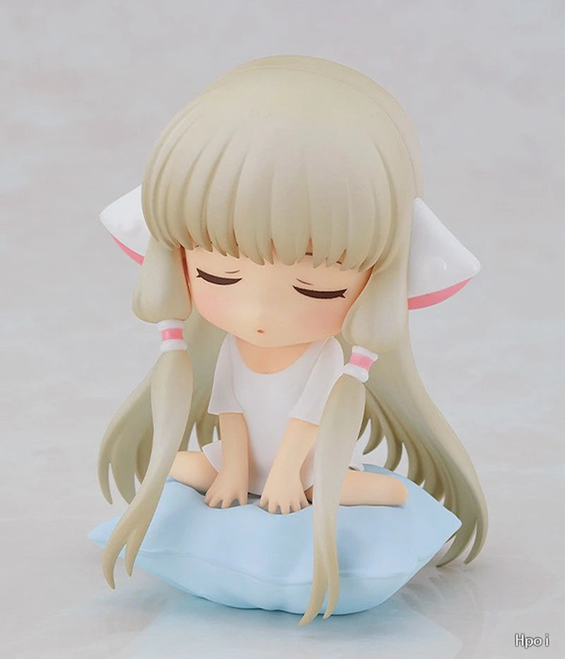 10cm Chobits Anime Figure #2053 Chii Action Figure Kawaii Girl Chi Figurine Room Ornaments Adult Collectible Model Doll Toy Gift