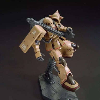 In Stock JMS Model Zaku Half Cannon HG 1/144 MS-06CK Assembly Model Kit Desert Colour Toy Action Figures Robot Mecha Kids Gifts