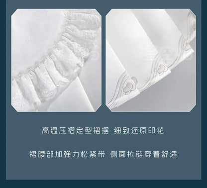 Wuthering Waves Phoebe Cosplay Costume Wig Dress Hat Headwear Game Outfit Uniform Socks Halloween Party for Women Girls Props