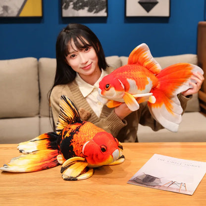 50cm Creative goldfish plush pillow Toy Simulation Fish Soft Plush cartoon Fake Fish Toy kawaii room decor kids gifts ﻿