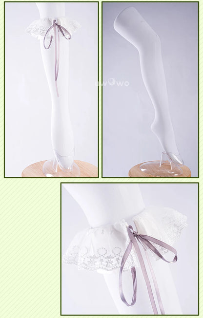 IN STOCK UWOWO Game Arknights Nightmare The Ferry Girl Cosplay Costume Pink Dress Halloween Costume