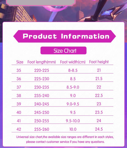 LAST BATCH UWOWO League of Legends/LOL Costume Shoes Star Guardian Akali SG Akali Cosplay Shoe