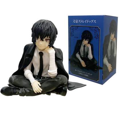 8cm Bungo Stray Dogs Anime Figure Noodle Stopper Dazai Osamu Action Figure Nakahara Chuya Figurine Collection Model Doll Toys