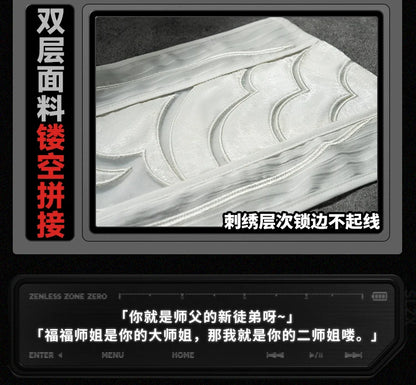 Zenless Zone Zero Ye Shunguang Cosplay Costume Wig Dress Cheongsam Headwear Tail Halloween Party for Women Girls Props iCoser