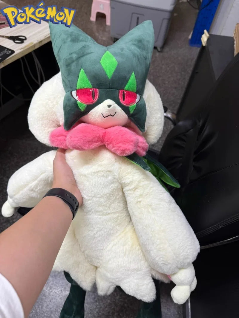 80cm Meowscarada 2.0 Big Size Pokemon Anime Plush Stuffed Doll Kawaii Room Decoration Plushies Pillow Ornaments Holiday Gifts