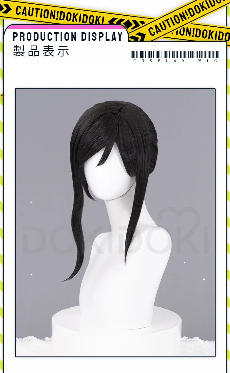 IN STOCK Tifa Lockhart Venat Wig Game FF Cosplay DokiDoki Long Black Hair Tifa Venat Cosplay Ear Clips ReMark