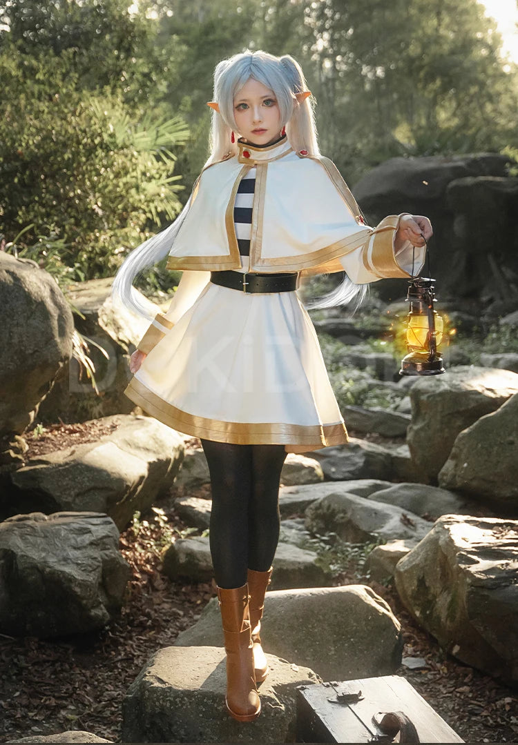 Frieren Himmel Fern Cosplay Costume Anime Frieren: Beyond Journey's End【XS-2XL】DokiDoki-R Women Winter Costume Plus Size