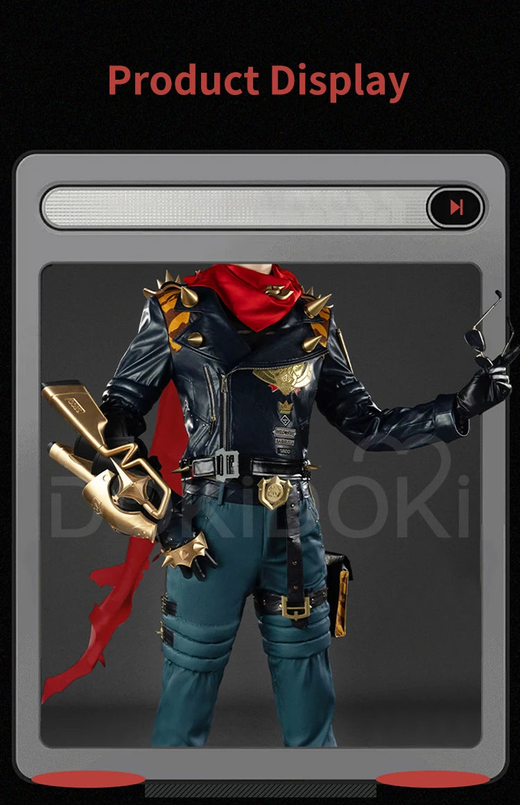 IN STOCK Lighter Cosplay Costume Game Zenless Zone Zero DokiDoki ZZZ Sons of Calydon Lighter Cosplay Arm Armor