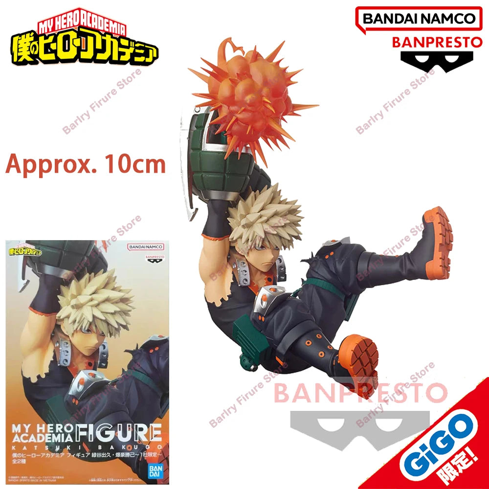 Bandai Banpresto My Hero Academia Izuku Midoriya Katsuki Bakugo 9-13cm PVC Model