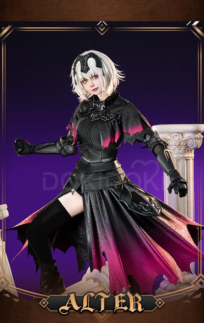 Alter Cosplay Costume Game Fate/Grand Order Cosplay DokiDoki-R FGO Women Jeanne d'Arc Alter Costume Halloween Armor