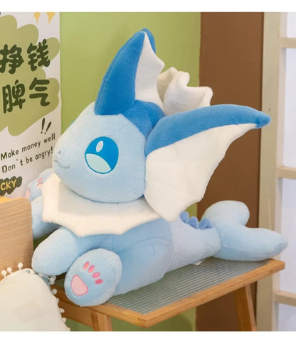 30-60CM Big Size Pokemon Plushies Vaporeon Kawaii Peluche Cartoon Anime Stuffed Animal Comfortable Soft Doll Children Toy Gift