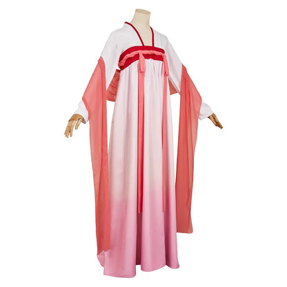 iCoser Anime The Apothecary Diaries Maomao Cosplay Costume Red Pink Dress Kusuriya No Hitorigoto Halloween Party for Women Girls