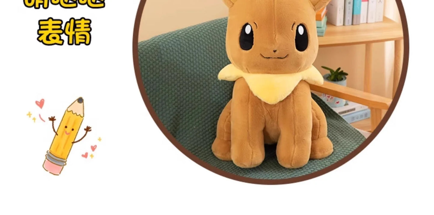 40/50/70CM Big Size Pokémon Eeveelutions Plushies Anime Stuffed Toy Cartoon Comfortable Soft Doll Ornament Bolster Gift for Kid