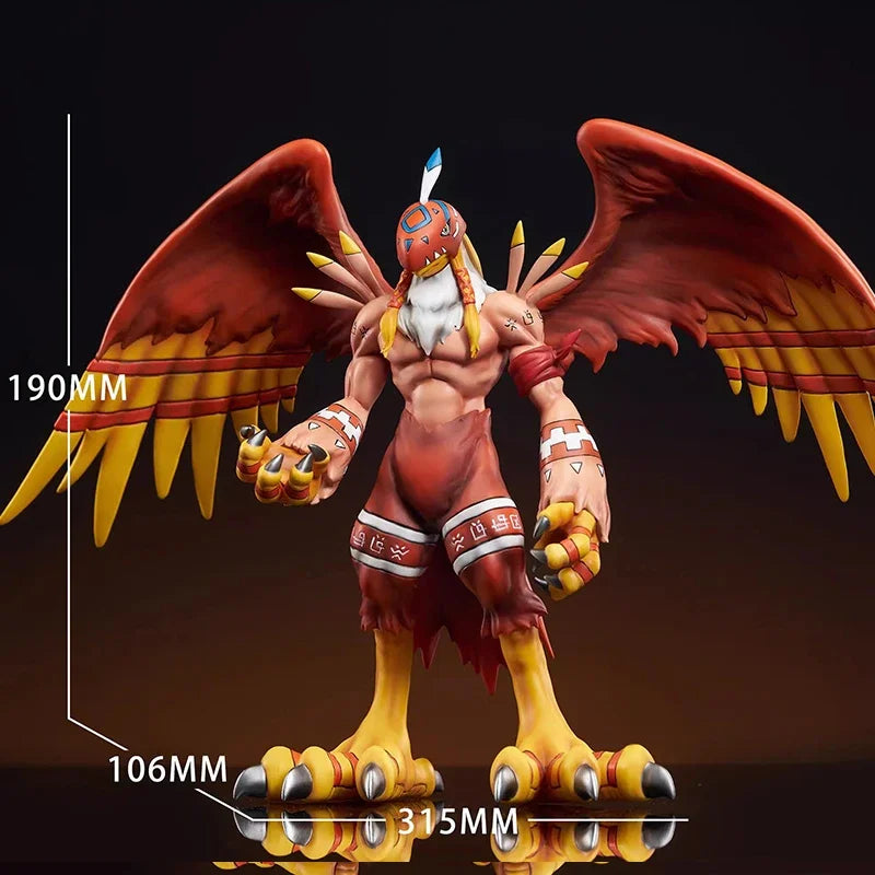 18cm Digimon Adventure Garudamon PVC Figure Model Statue Collectible Toy Gift - 19cm