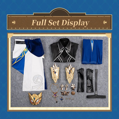 IN STOCK Dr. Ratio Cosplay Costume Game Honkai: Star Rail【S-3XL】DokiDoki-SR HSR Halloween Men Costume Veritas Ratio Plus Size