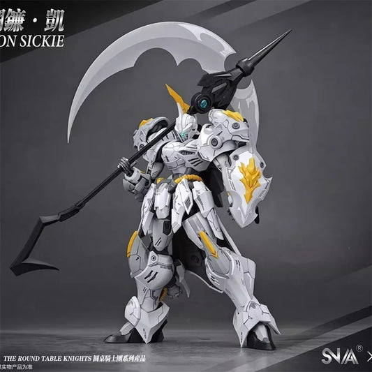 Snaa Iron Sickie Series Knight Mobile Belt Bracket Guo Chuang Assembly Mech Exquisite Model Toy Room Decoration Collection Gif