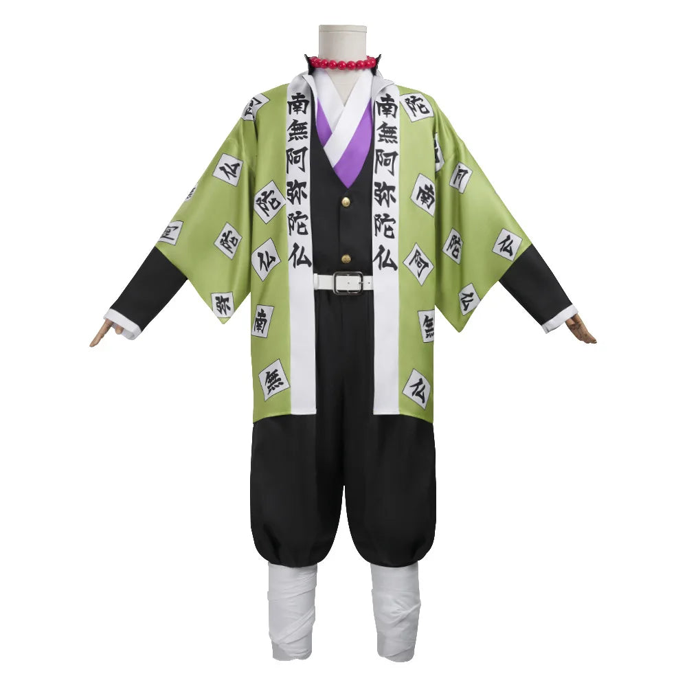 Anime Himejima Gyomei Cosplay Costume Set Polyester