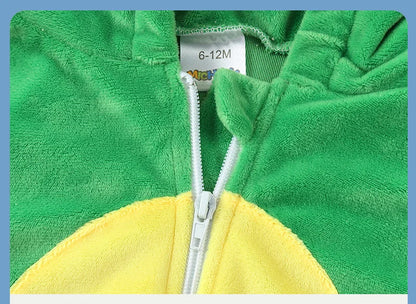 Baby Boy Romper 0 to 3 6 9 12 18 24 Months One Piece Hooded Baby Fall Outfit Newborn Girl Clothes Funny Yellow Jumpsuit Pajamas