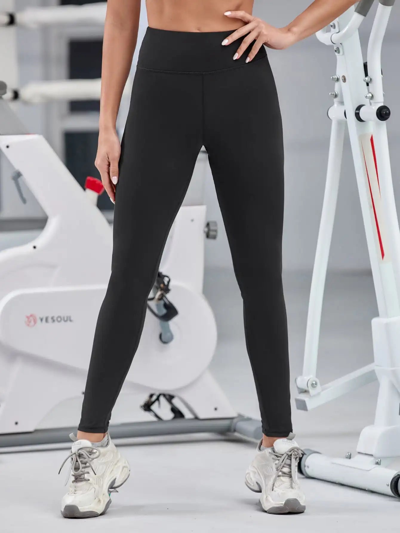 Women High Waist Sport Leggings Push Up Naked Feeling Yoga Running Gym Tights