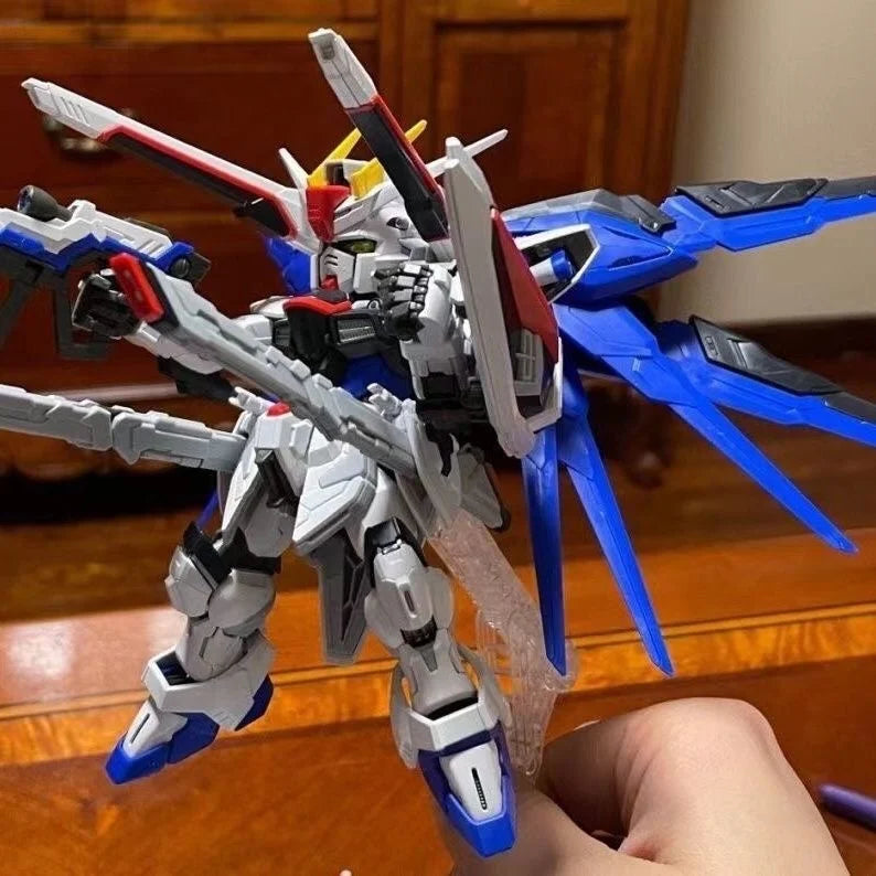 In Stock GAOGAO Strike Freedom Mgsd Assembly Model Kit Toy Ice Blue Color Transparent Version Action Figures Robot Model Mecha