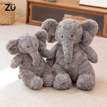 30/40/50cm Huggable Stuffed Animals Grey Elephant Plushie Dolls Kawaii Xmas Gift Appease Comfort Calf Elephant Soft Toy