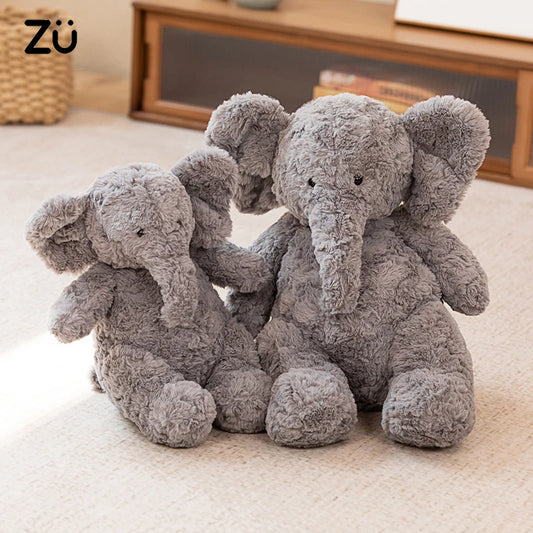 30/40/50cm Huggable Stuffed Animals Grey Elephant Plushie Dolls Kawaii Xmas Gift Appease Comfort Calf Elephant Soft Toy