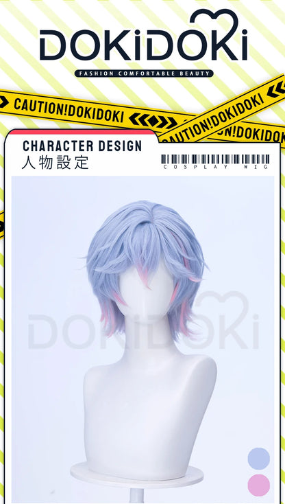 IN STOCK MIKUOO Mikuu Wig Game Cosplay DokiDoki Men 35cm Short Hair Rabbit Hole Men Ver Free Wig Cap
