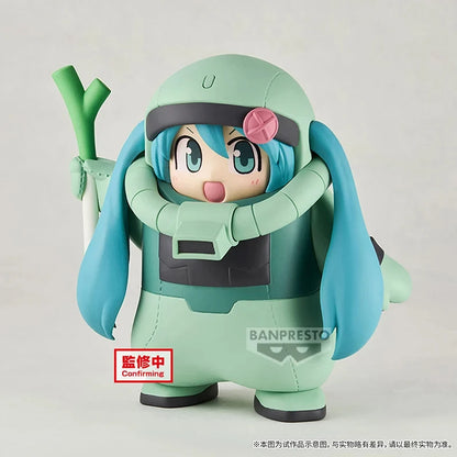 In Stock Banpresto Gundam 45Th Anniversary Hatsune Miku Ms 06F Zaku [Hatsune Miku Ver.pvc 15Cm Anime Action Figures Model Toys