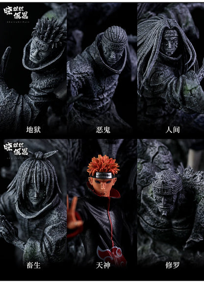 41cm Pain Figures Cartoon Naruto Anime Figure Pain Model Gk Pvc Statue Figurine Doll Collection Car Decotation Children Toy Gift