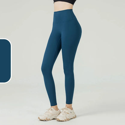 The Codex Seamless Yoga Leggings for Women – Athletic Gym Workout Fitness Pants Tights - Ocean Green / XL